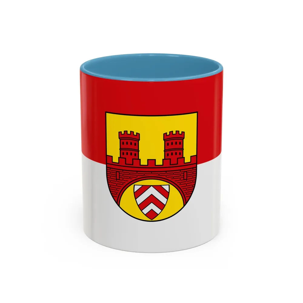 Flag of Bielefeld Germany - Accent Coffee Mug-11oz-Light Blue-Go Mug Yourself