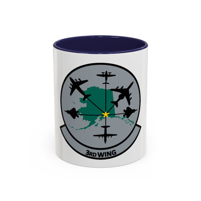 3rd Wing v2 (U.S. Air Force) Accent Coffee Mug