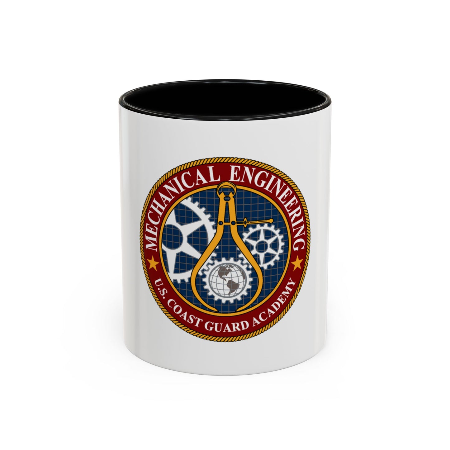 USCG Acad Mech Engineering (U.S. Coast Guard) Accent Coffee Mug