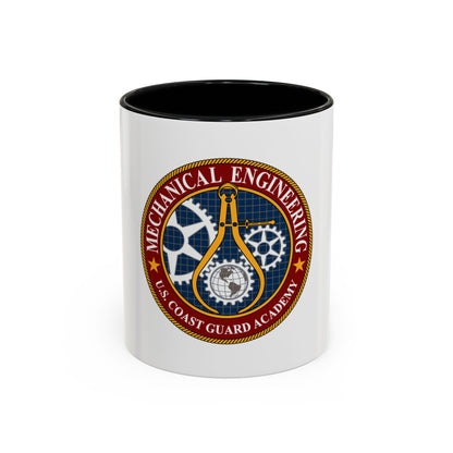 USCG Acad Mech Engineering (U.S. Coast Guard) Accent Coffee Mug