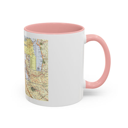 USA - California, Northern (1966) (Map) Accent Coffee Mug