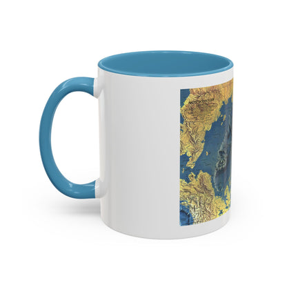 Arctic Ocean Floor (1971) (Map) Accent Coffee Mug