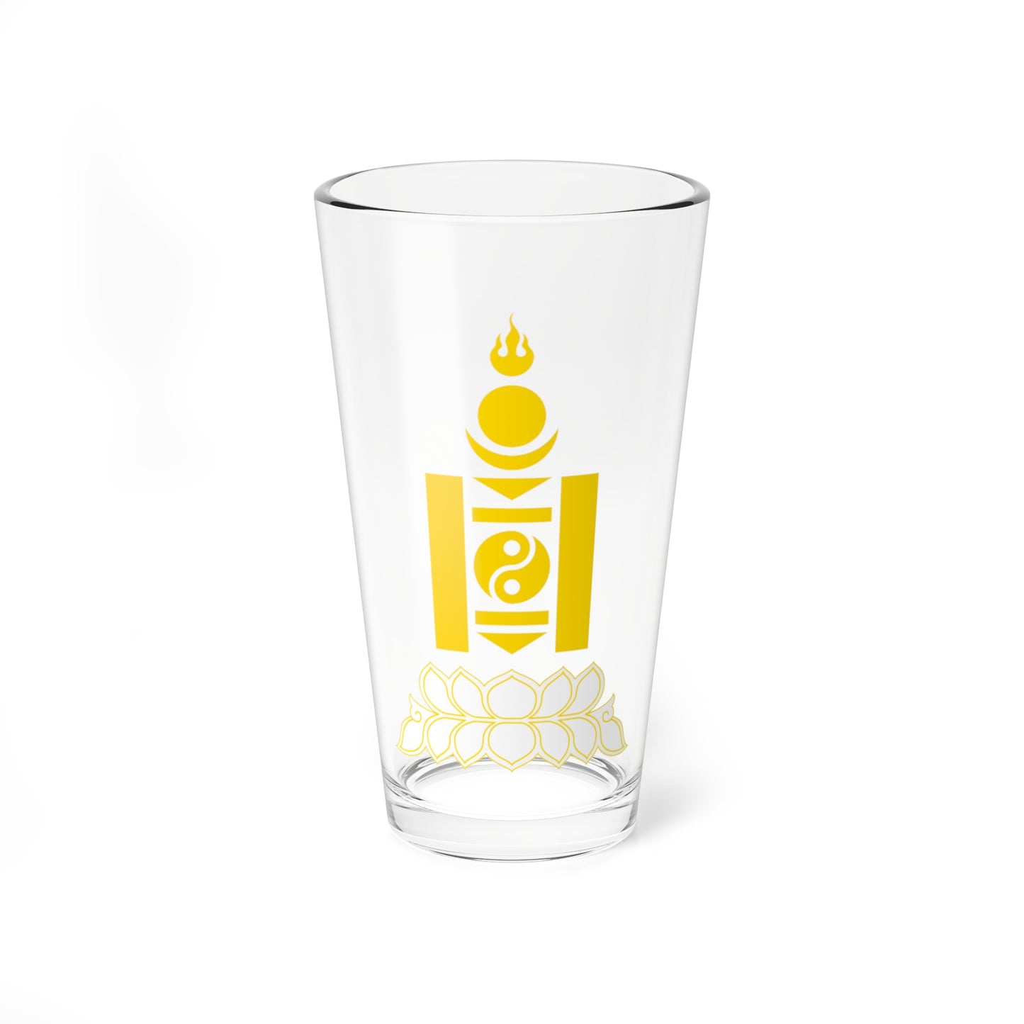 Emblem of the State Great Khural of Mongolia (Mongolia) (Coat of Arms) Pint Glass 16oz
