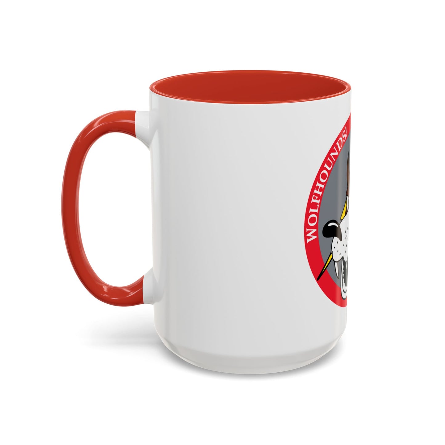 Red Wolfhound Patch (U.S. Air Force) Accent Coffee Mug