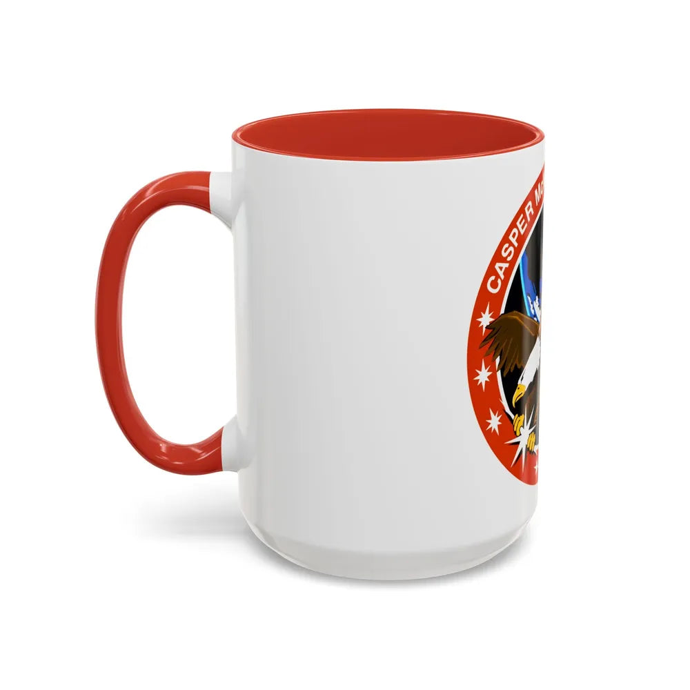 STS 54 (NASA) Accent Coffee Mug-Go Mug Yourself