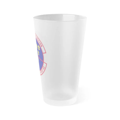 707 Force Support Squadron AFISRA (U.S. Air Force) Frosted Pint Glass 16oz-Go Mug Yourself