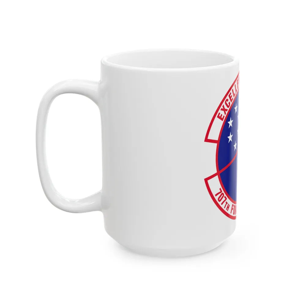 707 Force Support Squadron AFISRA (U.S. Air Force) White Coffee Mug-Go Mug Yourself