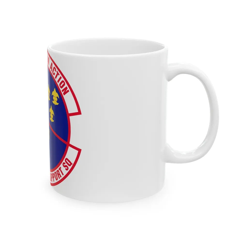 707 Force Support Squadron AFISRA (U.S. Air Force) White Coffee Mug-Go Mug Yourself