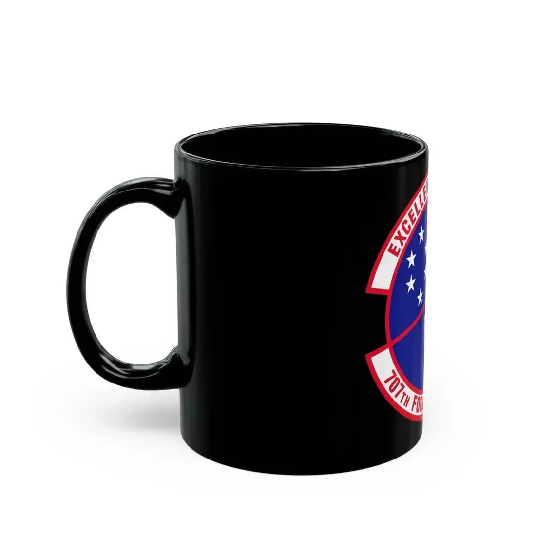 707 Force Support Squadron AFISRA (U.S. Air Force) Black Coffee Mug - Go Mug Yourself
