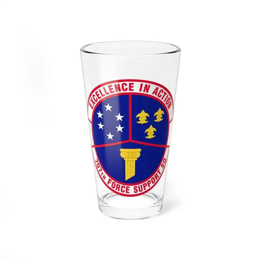 707 Force Support Squadron AFISRA (U.S. Air Force) Pint Glass 16oz 16oz - Go Mug Yourself