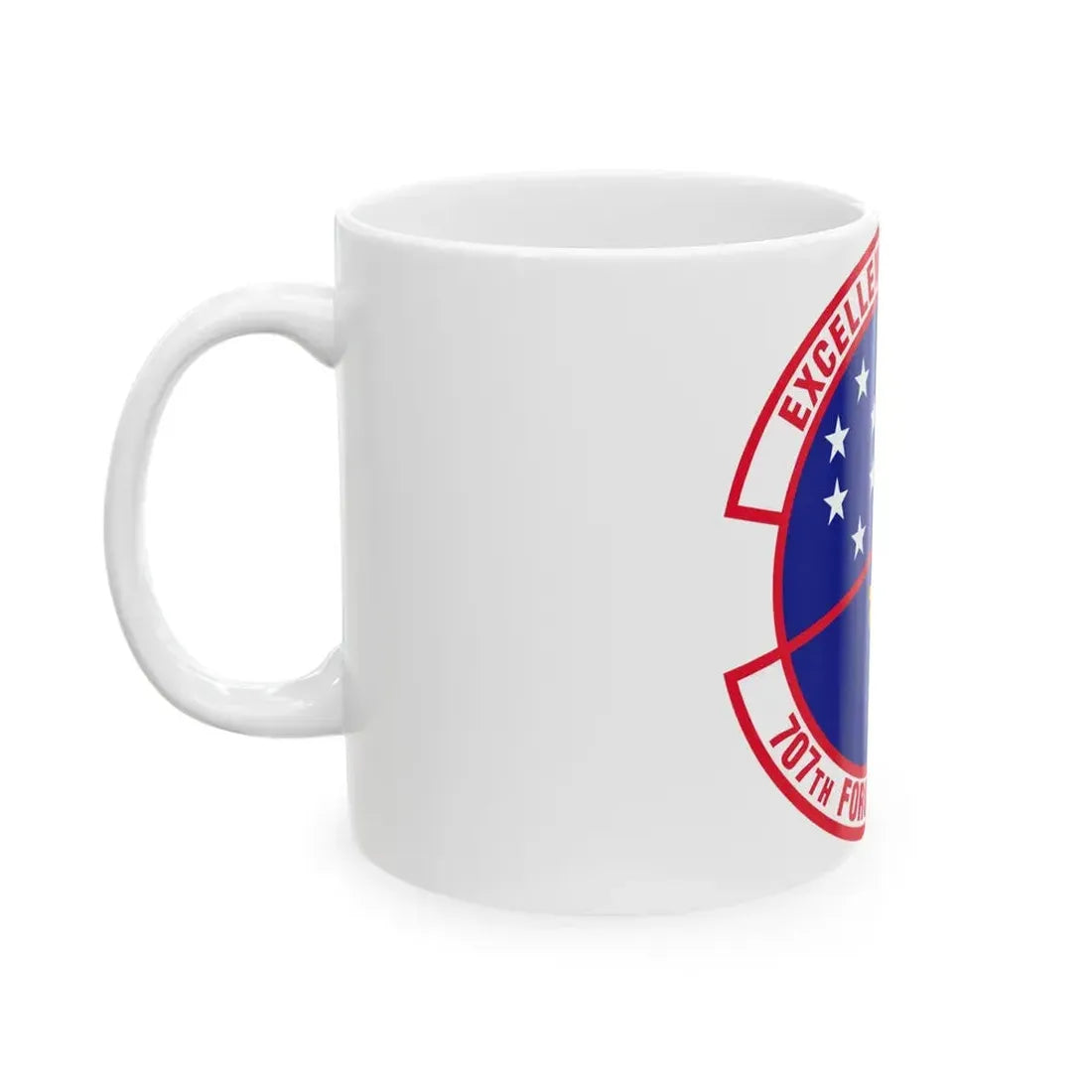 707 Force Support Squadron AFISRA (U.S. Air Force) White Coffee Mug - Go Mug Yourself