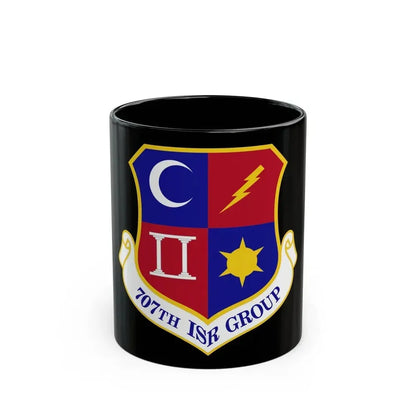 707 Intelligence Surveillance and Reconnaissance Group AFISRA (U.S. Air Force) Black Coffee Mug 11oz - Go Mug Yourself