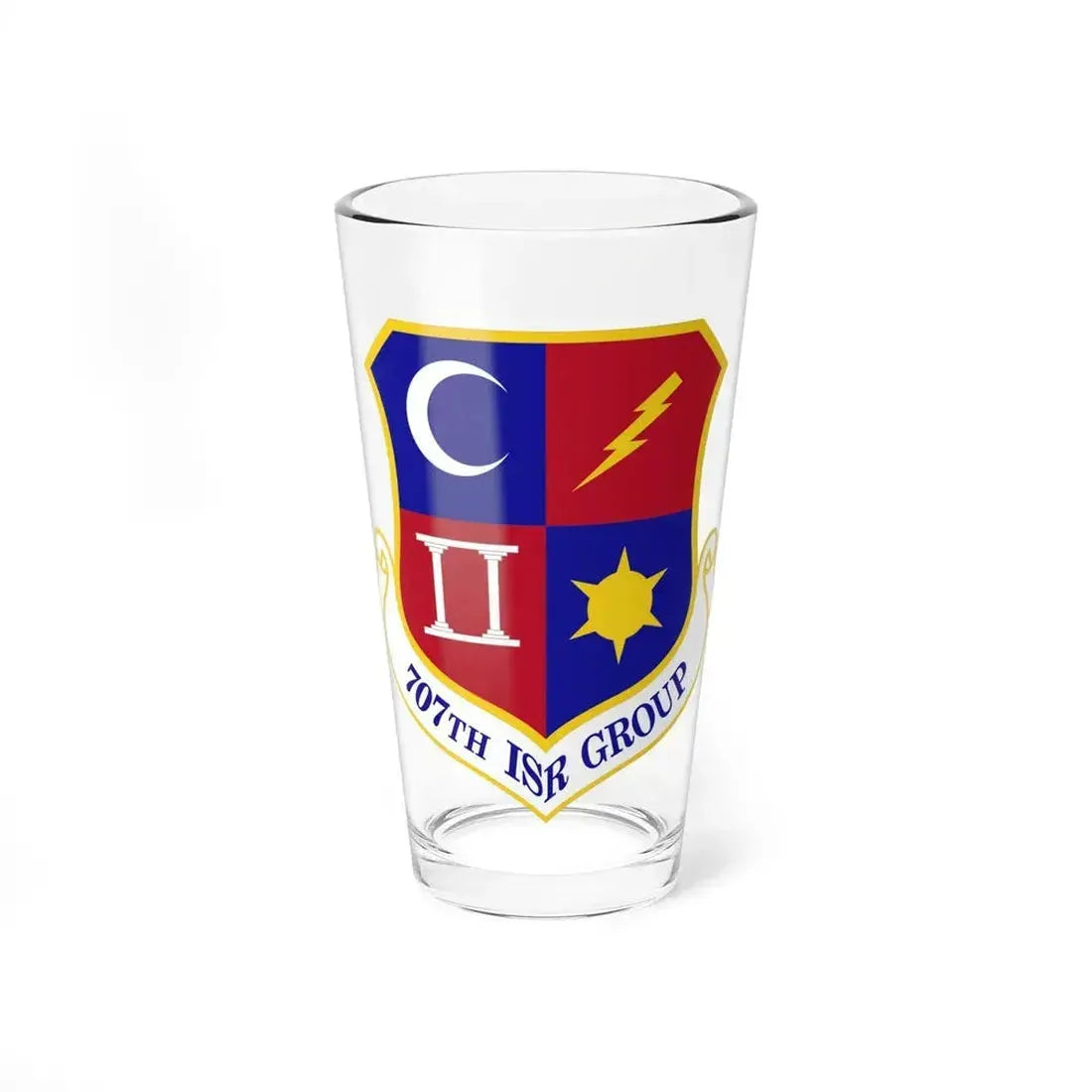 707 Intelligence Surveillance and Reconnaissance Group AFISRA (U.S. Air Force) Pint Glass 16oz 16oz - Go Mug Yourself