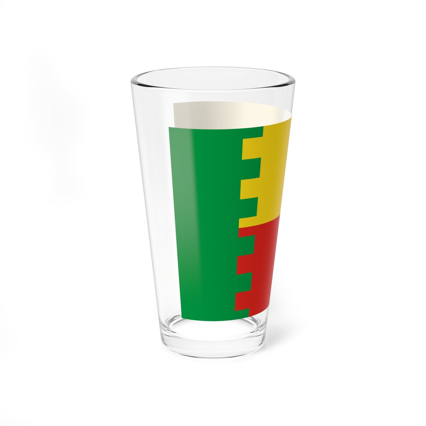 Flag of Pytalovsky rayon Pskov oblast (Russia) Pint Glass 16oz