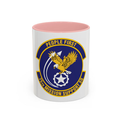 75th Mission Support Squadron (U.S. Air Force) Accent Coffee Mug