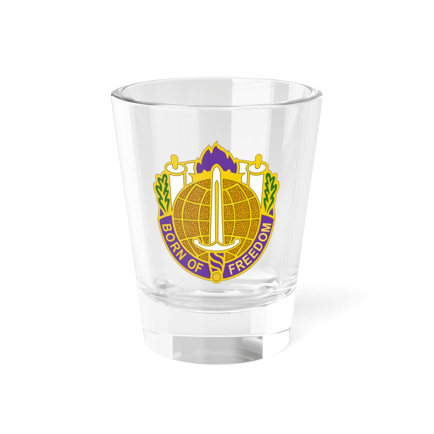 Verre à liqueur 351 Civil Affairs Command 2 (armée américaine) 1,5 oz