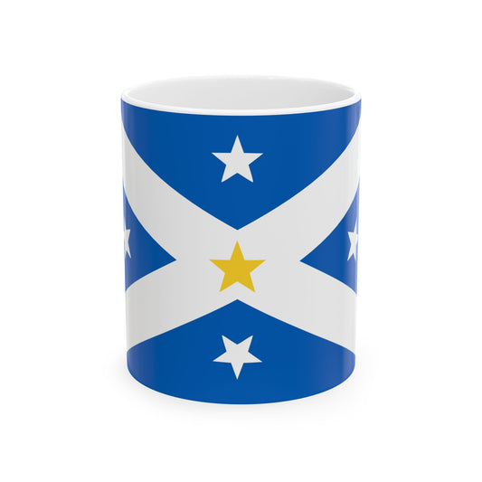 Lambing Flat riots banner flag (Australia) White Coffee Mug
