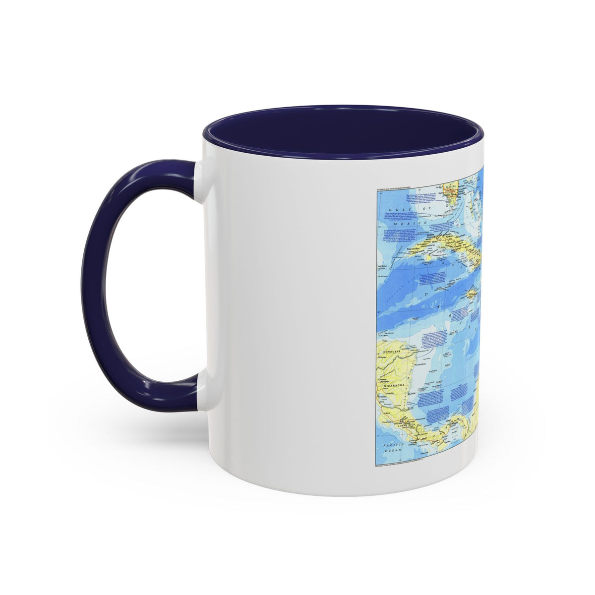 West Indies 1 (1987) (Map) Accent Coffee Mug