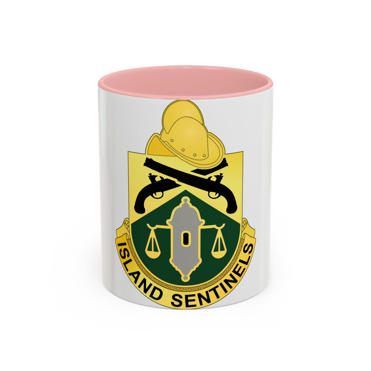 124 Military Police Battalion (U.S. Army) Accent Coffee Mug