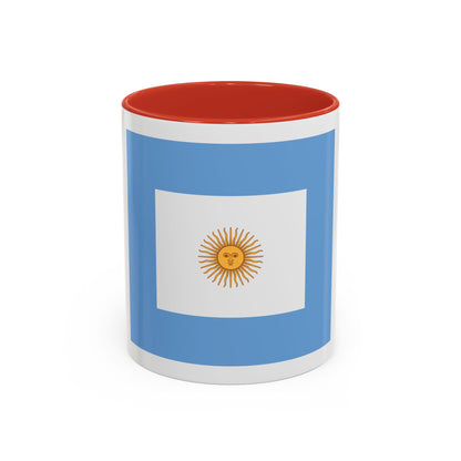 Naval Jack of Argentina - Accent Coffee Mug