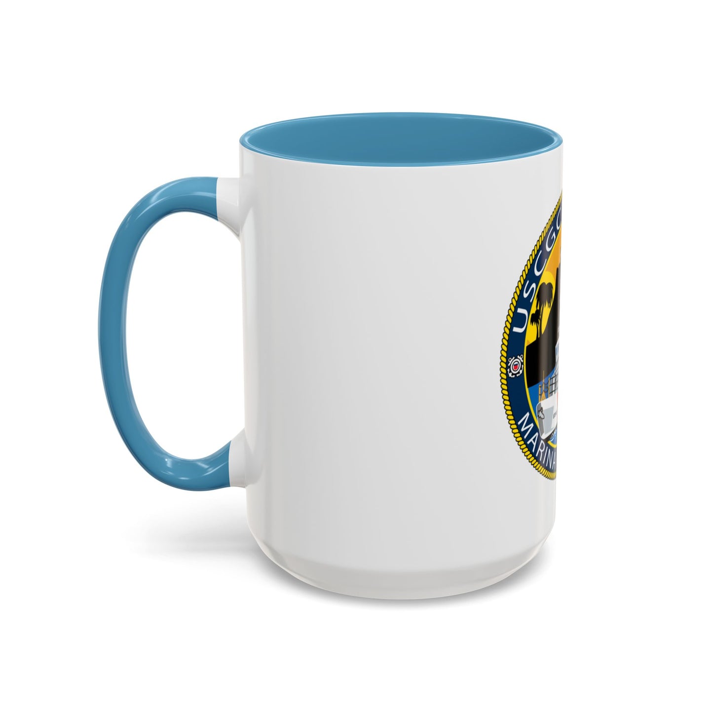 USCG Halibut Marina Del Ray CA (U.S. Coast Guard) Accent Coffee Mug