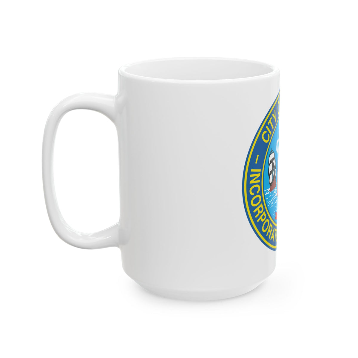 Seal of Chicago Illinois - White Coffee Mug