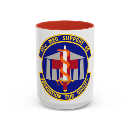 55th Medical Support Squadron (U.S. Air Force) Accent Coffee Mug