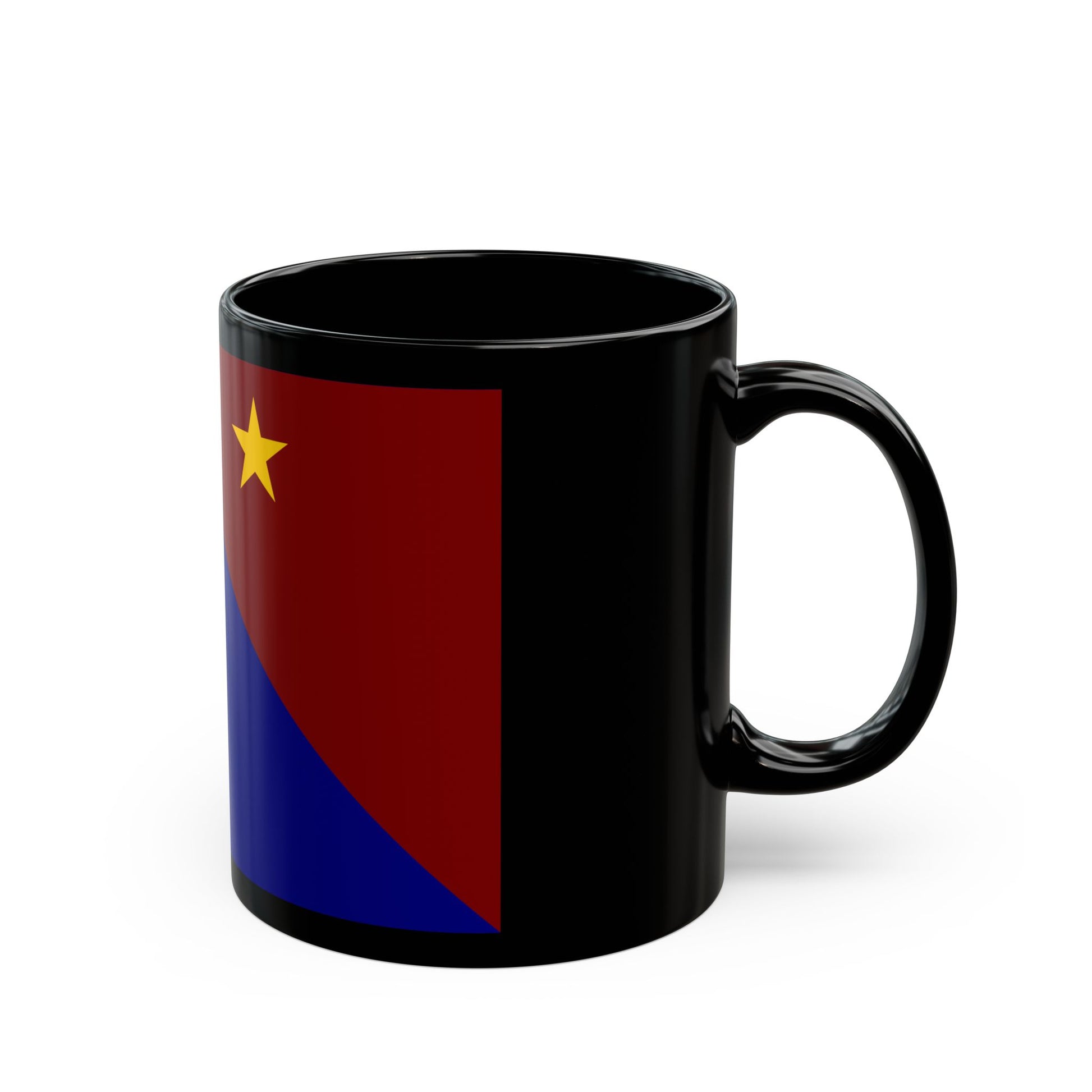 Flag of Milne Bay Papa New Guinea - Black Coffee Mug-Go Mug Yourself