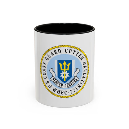 US Coast Guard Cutter Gallatin WHEC 721 (U.S. Coast Guard) Accent Coffee Mug