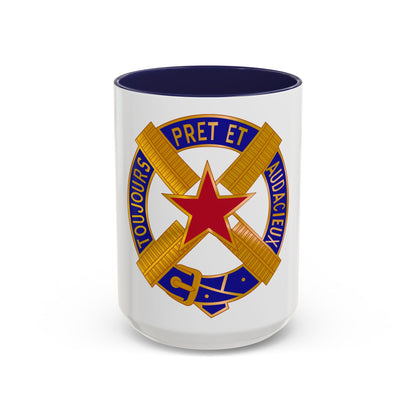 303 Cavalry Regiment USAR (U.S. Army) Accent Coffee Mug