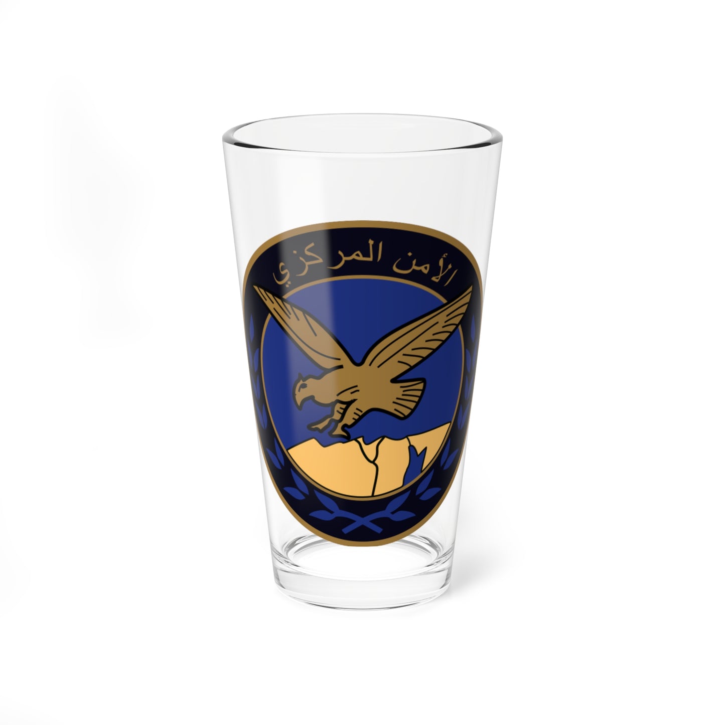 Emblem of the Central Security Forces (Egypt) (Coat of Arms) Pint Glass 16oz