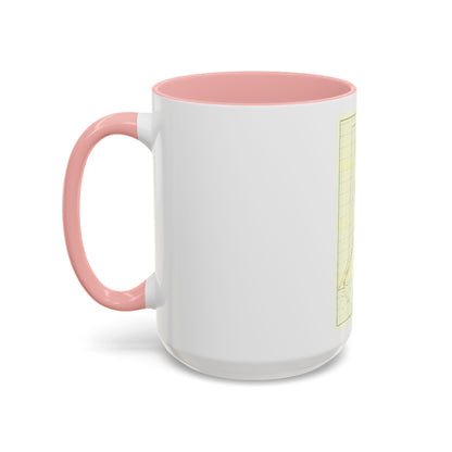 Philippines, The (1905) (Map) Accent Coffee Mug