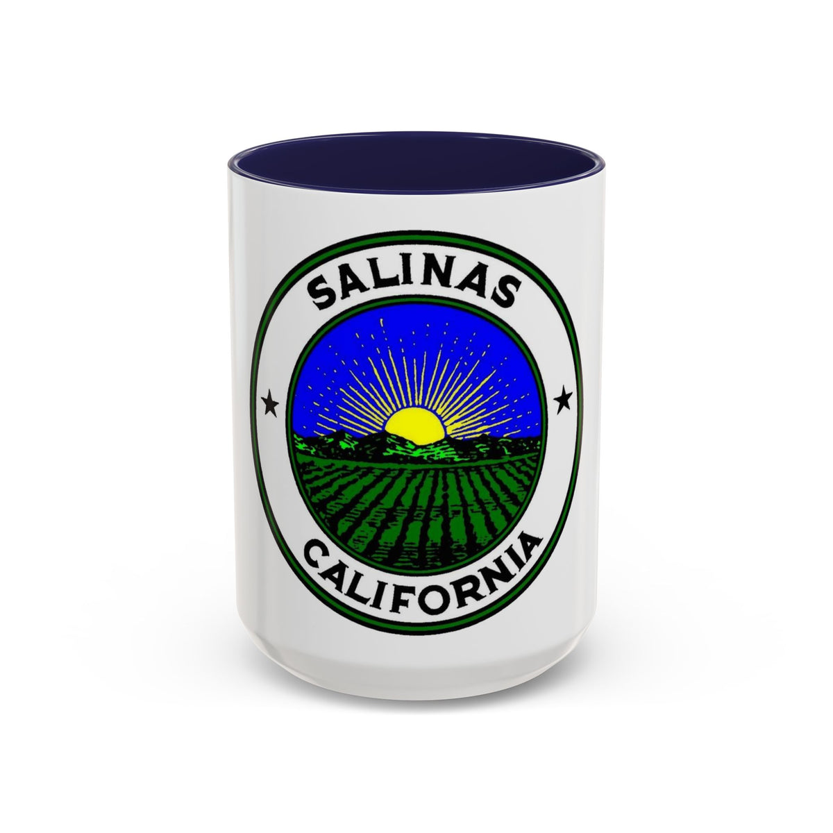 Seal of Salinas California - Accent Coffee Mug