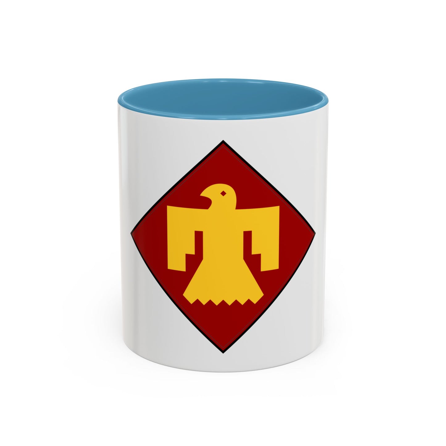 45th Infantry insignia thunderbird (U.S. Army) Accent Coffee Mug