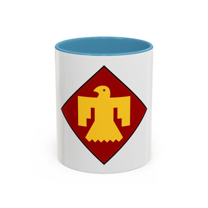 45th Infantry insignia thunderbird (U.S. Army) Accent Coffee Mug