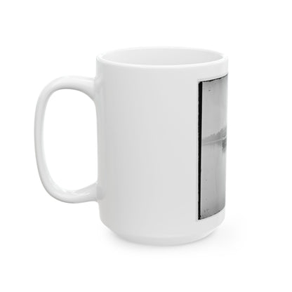 Appomattox River, Va.  U.S.S. Transport Washington Irving (U.S. Civil War) White Coffee Mug