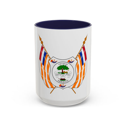 Coat of arms of the Orange Free State - Accent Coffee Mug
