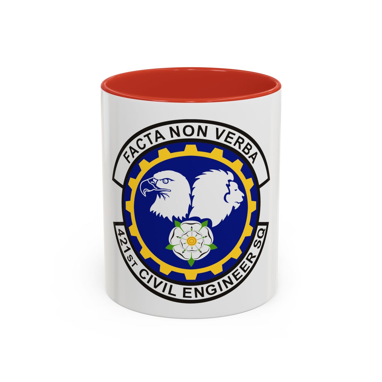 421st Civil Engineer Squadron (U.S. Air Force) Accent Coffee Mug