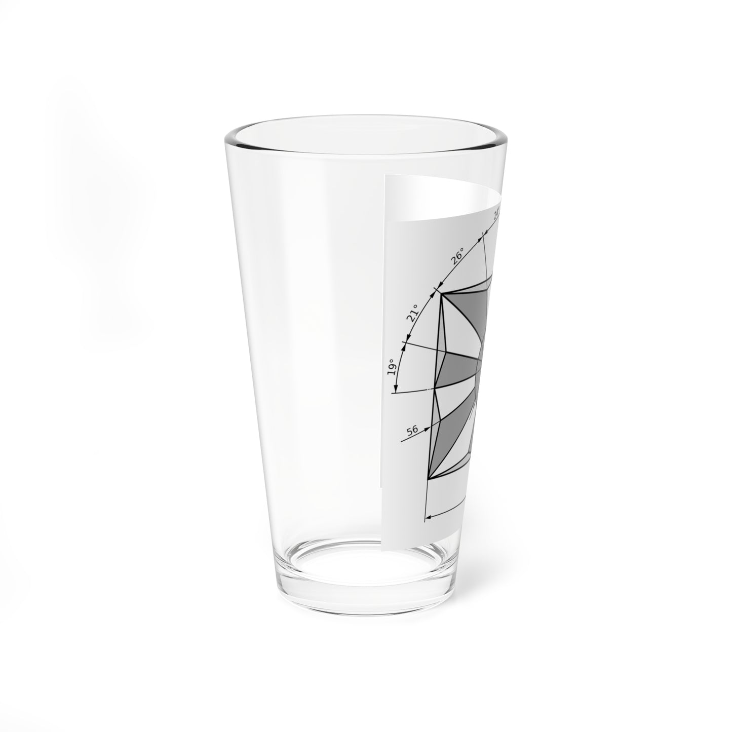 Flag of JSDF Construction sheet (Japan) Pint Glass 16oz