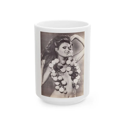 Pamela Tiffin #25 - Mag. Page (Vintage Female Icon) White Coffee Mug-15oz-Go Mug Yourself