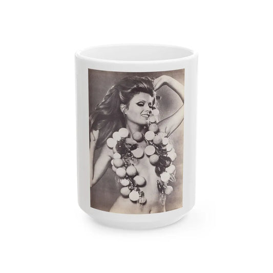 Pamela Tiffin #25 - Mag. Page (Vintage Female Icon) White Coffee Mug-15oz-Go Mug Yourself