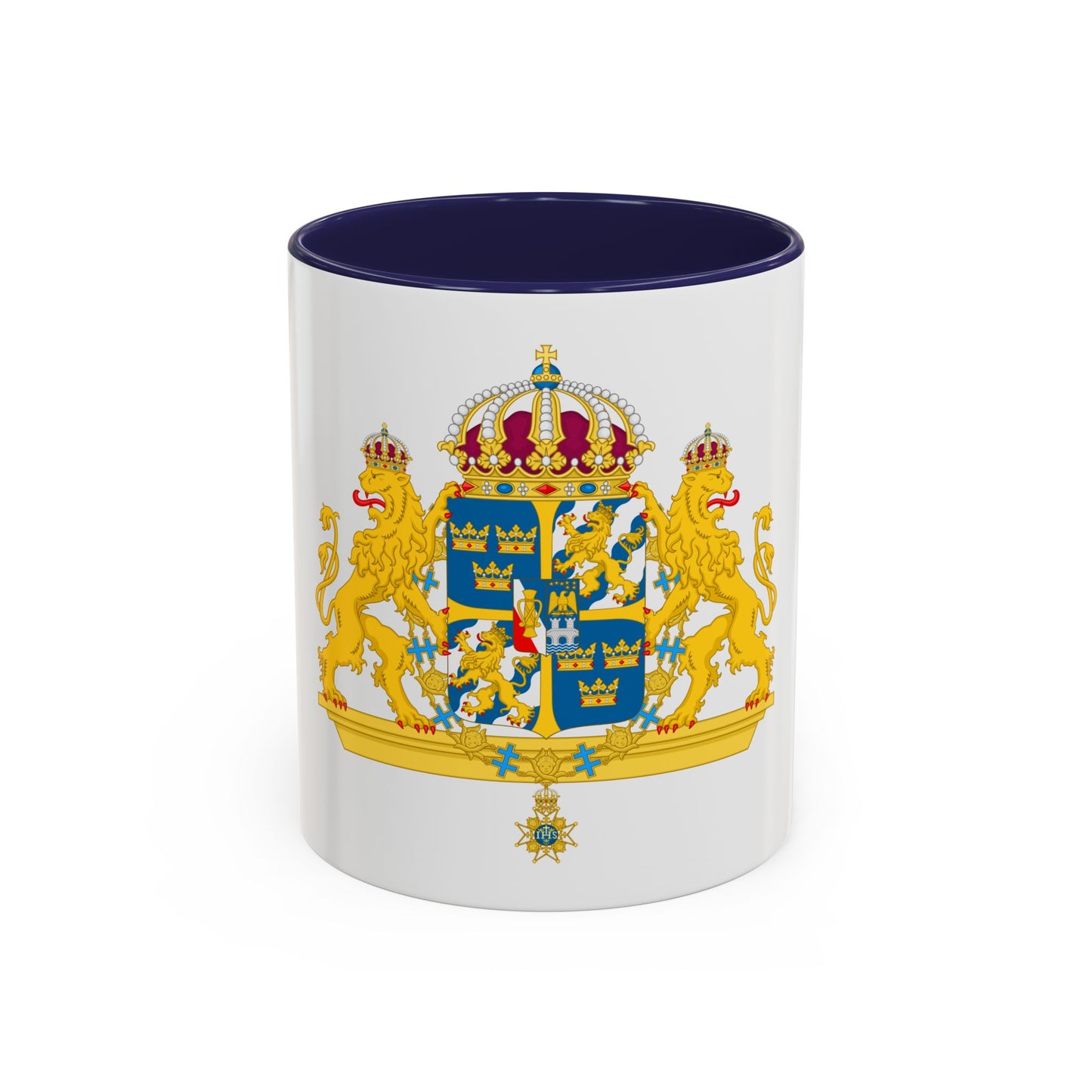 Great coat of arms of Sweden 2 - Accent Coffee Mug