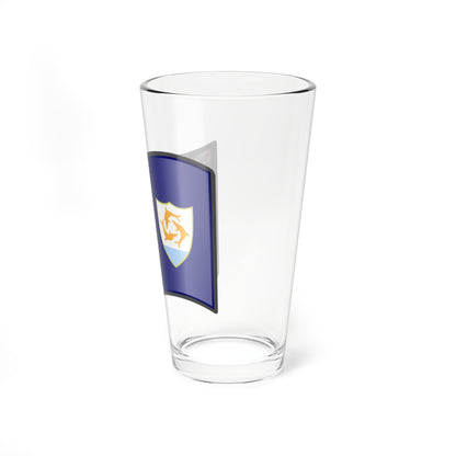 Nuvola Anguillan flag (United Kingdom) Pint Glass 16oz