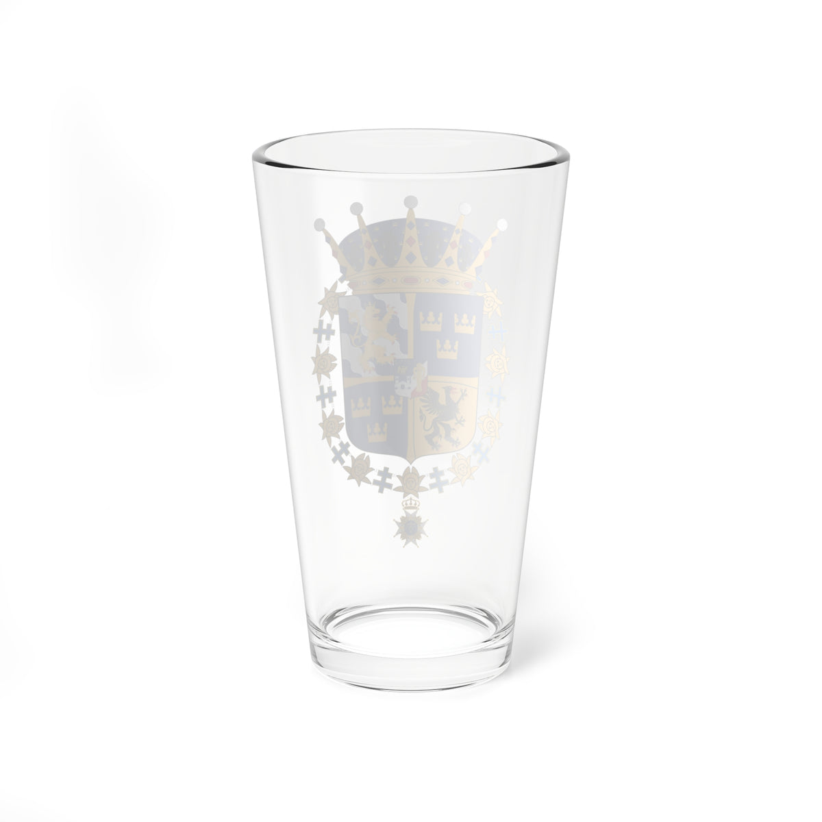 Prins Alexander vapen med Serafimerorden (Sweden) (Coat of Arms) Pint Glass 16oz