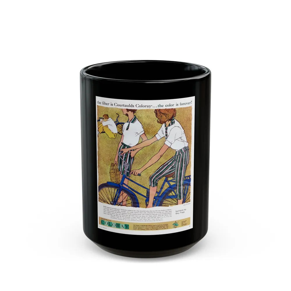 Coloray advertisement, Seventeen magazine, May 1958 - Black Coffee Mug-15oz-Go Mug Yourself