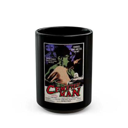 CEMETERY MAN (DELLAMORTE DELLAMORE) 1994 Movie Poster - Black Coffee Mug-15oz-Go Mug Yourself