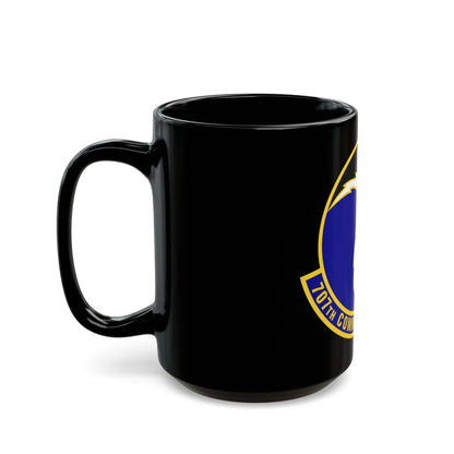 707th Communications Squadron (U.S. Air Force) Black Coffee Mug-Go Mug Yourself