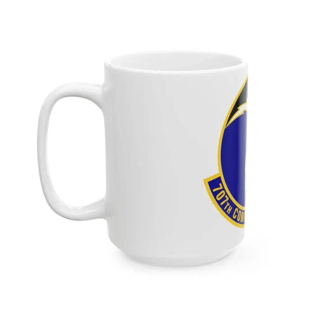 707th Communications Squadron (U.S. Air Force) White Coffee Mug - Go Mug Yourself