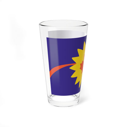 Flag of Baldwin City Kansas (United States) Pint Glass 16oz