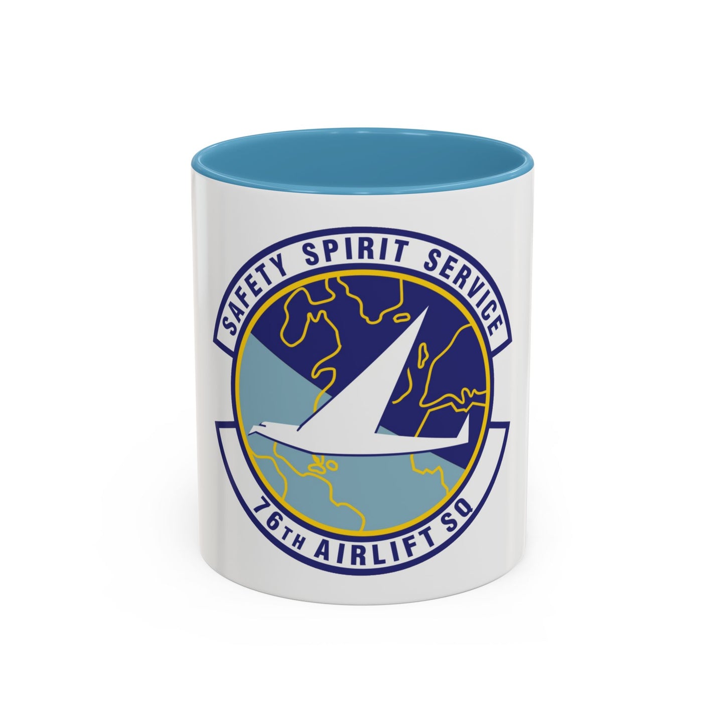 76th Airlift Squadron (U.S. Air Force) Accent Coffee Mug